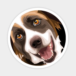 dog vector style Magnet